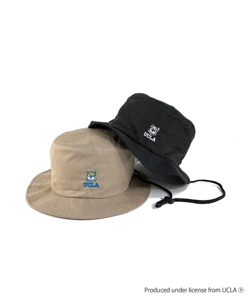 UCLA（ユーシーエルエー）の「PACKABLE BUCKET HAT（ハット・メンズ・ブラック/ベージュ・FREE）」の3枚目の写真