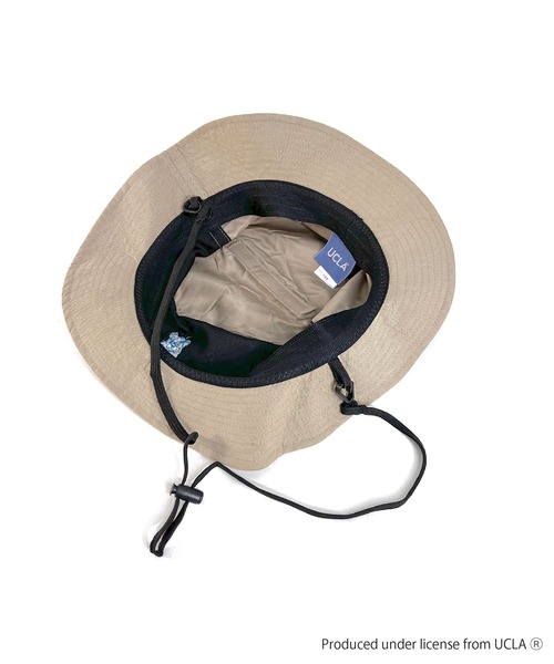 UCLA（ユーシーエルエー）の「PACKABLE BUCKET HAT（ハット・メンズ・ブラック/ベージュ・FREE）」の6枚目の写真
