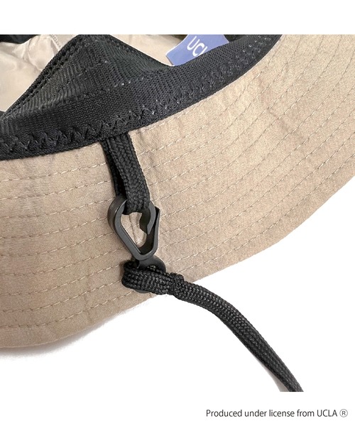 UCLA（ユーシーエルエー）の「PACKABLE BUCKET HAT（ハット・メンズ・ブラック/ベージュ・FREE）」の7枚目の写真