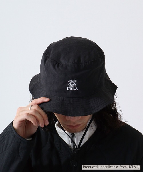 UCLA（ユーシーエルエー）の「PACKABLE BUCKET HAT（ハット・メンズ・ブラック/ベージュ・FREE）」の8枚目の写真