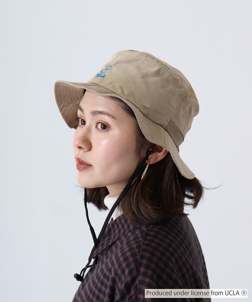 UCLA（ユーシーエルエー）の「PACKABLE BUCKET HAT（ハット・メンズ・ブラック/ベージュ・FREE）」の14枚目の写真