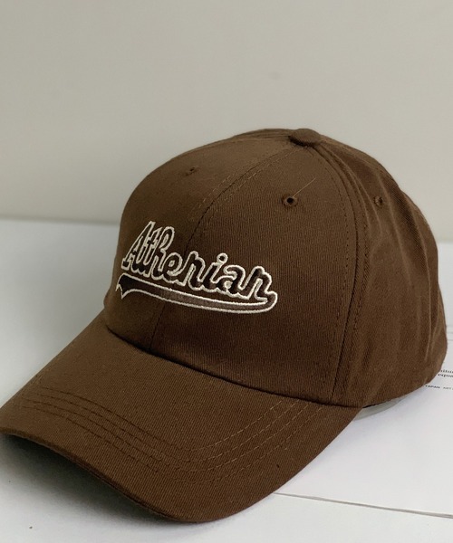 aimoha（アイモハ）の「aimoha outdoor ユニセックス　コットンロゴ刺繍キャップ（キャップ・レディース・ブラック/ブラウン/グレー/オフホワイト/ワインレッド/チョコ/ネイビー・MEDIUM）」の6枚目の写真