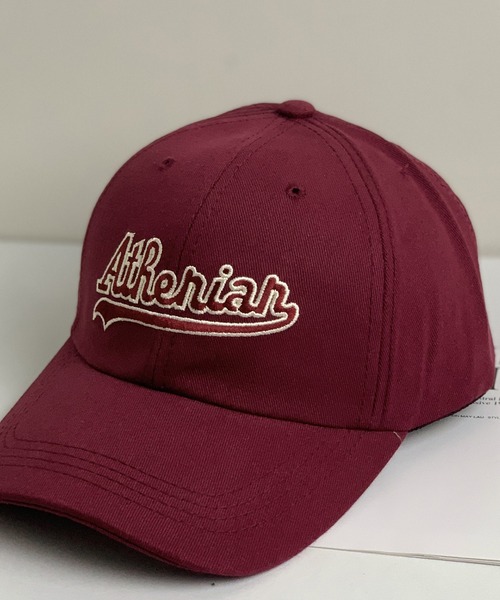 aimoha（アイモハ）の「aimoha outdoor ユニセックス　コットンロゴ刺繍キャップ（キャップ・レディース・ブラック/ブラウン/グレー/オフホワイト/ワインレッド/チョコ/ネイビー・MEDIUM）」の7枚目の写真