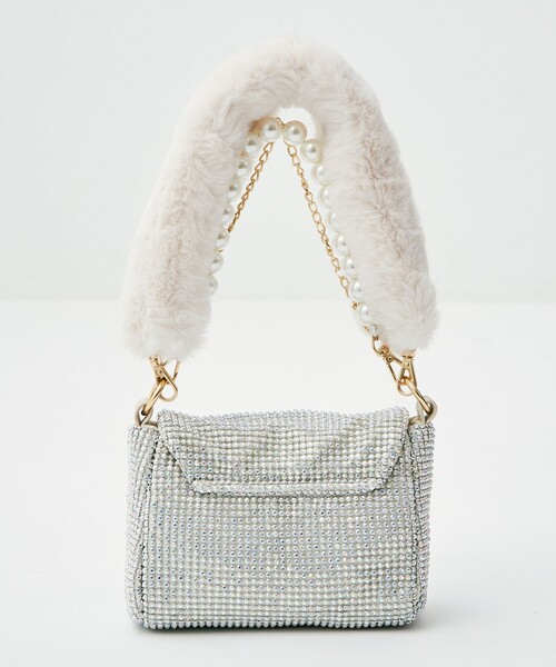 DEICY（デイシー）の「シャイニーファーBAG（ハンドバッグ・レディース・ブラック/アイボリー・FREE）」の12枚目の写真