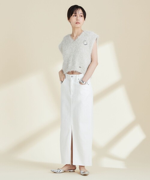 セール】《手洗い可能》ラメファンシー2WAYプルオーバーベスト（ベスト