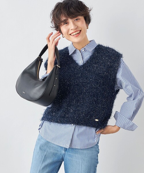 ブルネロクチネリ　モニーレ　ノースリーブ　ベスト　ラメ brc2480031-2.jpg