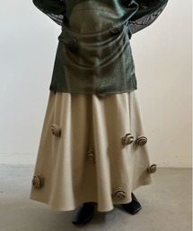 Ameri（アメリ）の「CHERRY ROSE FLARE SKIRT（スカート）」