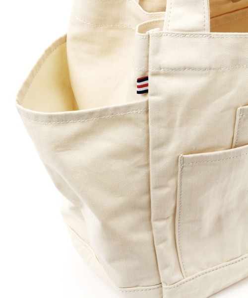 BAYFLOW（ベイフロー）の「5ポケットヘリンボンロゴトート（トートバッグ・レディース・チャコール/カーキ/ナチュラル・FREE）」の8枚目の写真