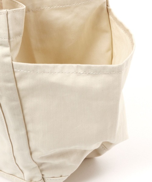 BAYFLOW（ベイフロー）の「5ポケットヘリンボンロゴトート（トートバッグ・レディース・チャコール/カーキ/ナチュラル・FREE）」の11枚目の写真