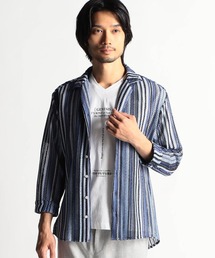 HIDEAWAYS NICOLE | ラッセルレース７分袖シャツ(シャツ/ブラウス)