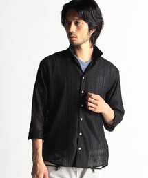 ラッセルレース７分袖シャツ