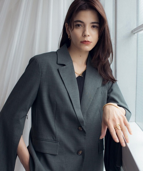完璧主義 CIEL'AIR（シエルエアー）の「Design Sleeve Collar Tailored ジャケット・アウター