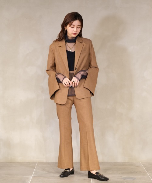 ジャケット・アウター alumu slit design sleeve jacket Alumu slit design sleeve jacket