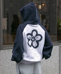 ISTKUNST | 【UNISEX】ISTKUNST／フラワースマイリー フーディー（ウラケ）2995992(パーカー)