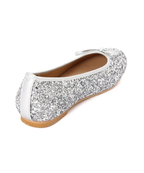 FREE'S MART（フリーズマート）の「◆ラメバレエシューズ（バレエシューズ・レディース・シルバー/ゴールド・MEDIUM/LARGE）」の6枚目の写真