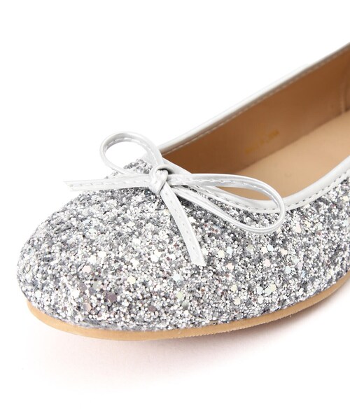 FREE'S MART（フリーズマート）の「◆ラメバレエシューズ（バレエシューズ・レディース・シルバー/ゴールド・MEDIUM/LARGE）」の7枚目の写真