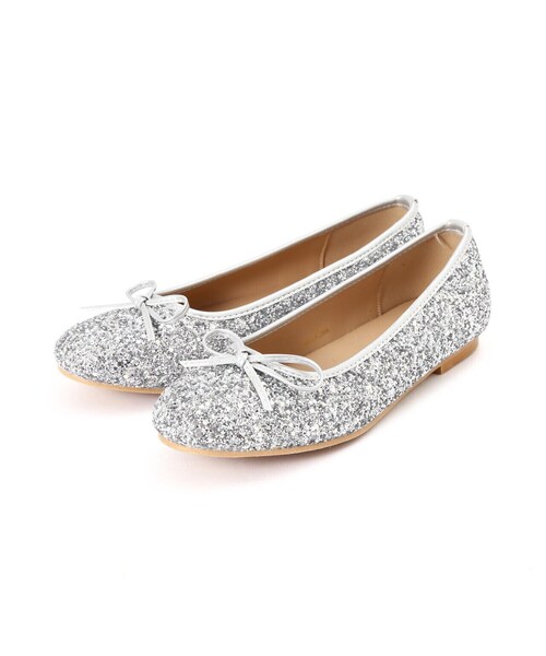 FREE'S MART（フリーズマート）の「◆ラメバレエシューズ（バレエシューズ・レディース・シルバー/ゴールド・MEDIUM/LARGE）」の2枚目の写真