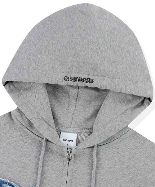 mahagrid/マハグリッド』BUTTERFLY APPLIQUE HOOD ZIP-UP/蝶