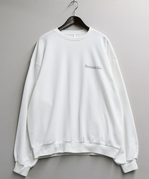 Starting Over(スターティングオーバー)の「裏毛 バックプリント オーバーサイズ クルーネック トレーナー/プルオーバー スウェット/ボリューム袖 トレーナー(スウェット・メンズ・チャコールグレー/ブラック系その他/ホワイト系その他2/ブラック/グレー系その他/ブラック系その他2/グレー系その他2/ホワイト系その他/ホワイト・M/L/XL)」の11枚目の写真