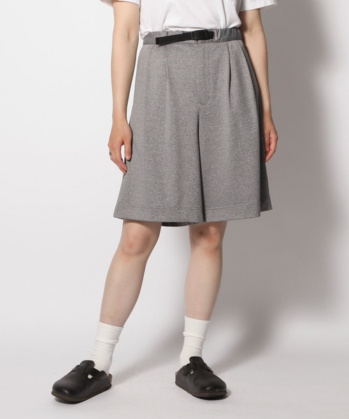 Snow Peak(スノーピーク)の「Quick Dry Sweatpants Culottes クイックドライ(スウェットパンツ・レディース・ブラック/杢グレー/カーキ・2/1)」の1枚目の写真