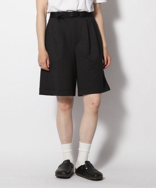 Snow Peak(スノーピーク)の「Quick Dry Sweatpants Culottes クイックドライ(スウェットパンツ・レディース・ブラック/杢グレー/カーキ・2/1)」の3枚目の写真