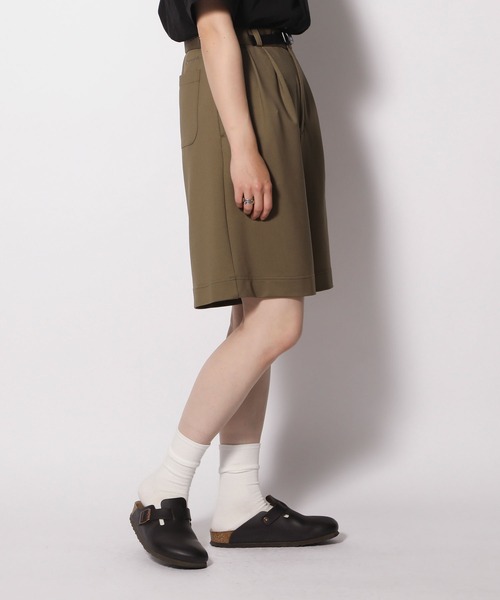 Snow Peak(スノーピーク)の「Quick Dry Sweatpants Culottes クイックドライ(スウェットパンツ・レディース・ブラック/杢グレー/カーキ・2/1)」の9枚目の写真