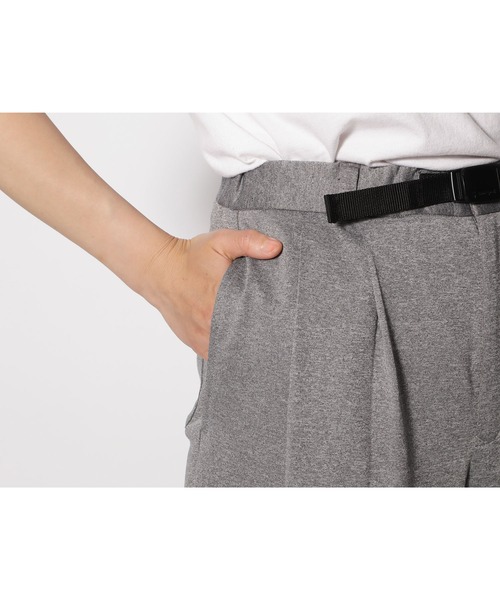 Snow Peak(スノーピーク)の「Quick Dry Sweatpants Culottes クイックドライ(スウェットパンツ・レディース・ブラック/杢グレー/カーキ・2/1)」の14枚目の写真
