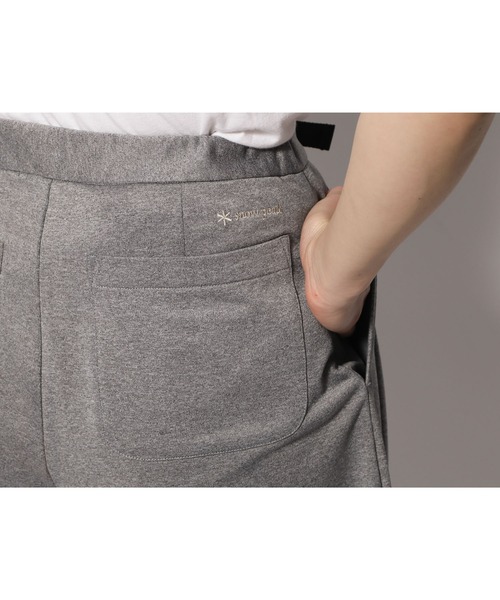 Snow Peak(スノーピーク)の「Quick Dry Sweatpants Culottes クイックドライ(スウェットパンツ・レディース・ブラック/杢グレー/カーキ・2/1)」の15枚目の写真