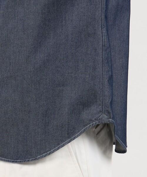 TOMORROWLAND (トゥモローランド)の「コットン セミワイドスプレッドカラーシャツ(シャツ/ブラウス・メンズ・ブルー・L/M/S/XS)」の3枚目の写真