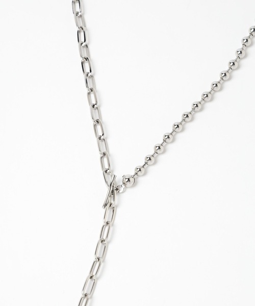 HARE（ハレ）の「ミックスチェーンロングラリエットネックレス(HARE)（ネックレス・レディース・ゴールド/シルバー・FREE）」の17枚目の写真