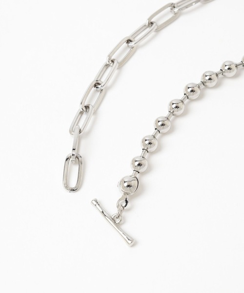 HARE（ハレ）の「ミックスチェーンロングラリエットネックレス(HARE)（ネックレス・レディース・ゴールド/シルバー・FREE）」の13枚目の写真