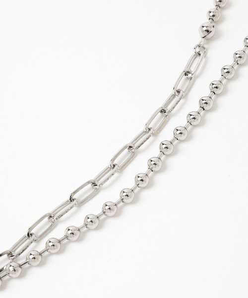 HARE（ハレ）の「ミックスチェーンロングラリエットネックレス(HARE)（ネックレス・レディース・ゴールド/シルバー・FREE）」の12枚目の写真