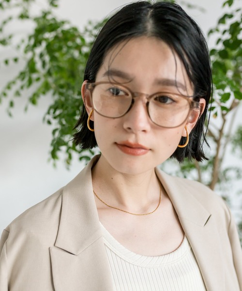 RIVE DROITE（リヴドロワ）の「クリアサングラス（メガネ・レディース・ブラウン・FREE）」の3枚目の写真