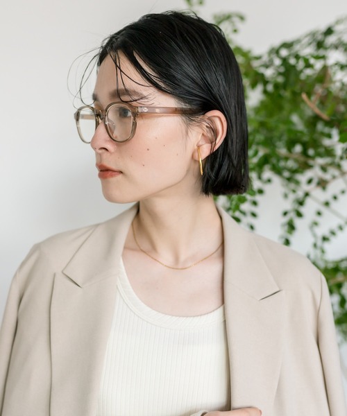 RIVE DROITE（リヴドロワ）の「クリアサングラス（メガネ・レディース・ブラウン・FREE）」の2枚目の写真