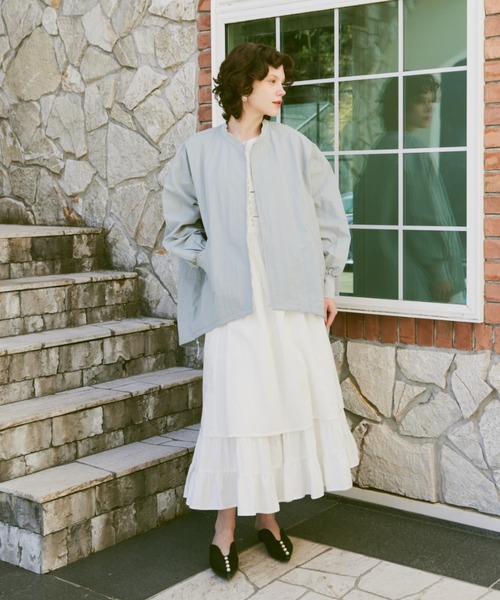 manana suerte（マニャーナスエルテ）の「オーバーサイズZIPブルゾン（ブルゾン・レディース・ピンク/ライトブルー/ブラック・FREE）」の16枚目の写真