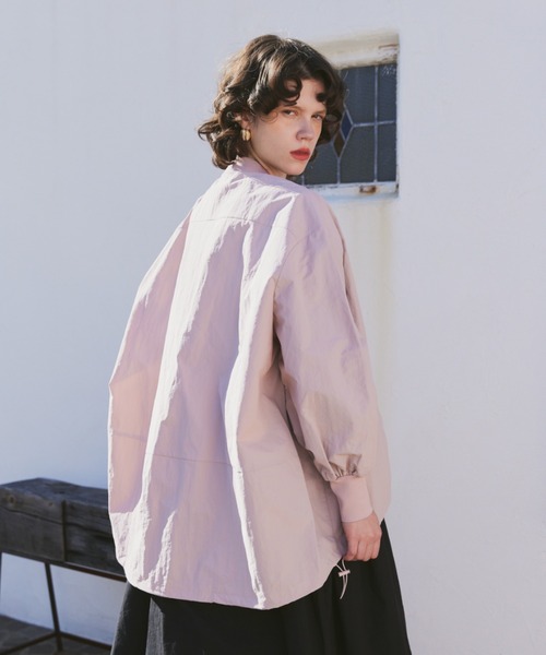 manana suerte（マニャーナスエルテ）の「オーバーサイズZIPブルゾン（ブルゾン・レディース・ピンク/ライトブルー/ブラック・FREE）」の10枚目の写真