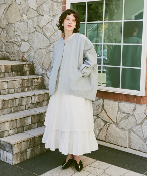 manana suerte（マニャーナスエルテ）の「オーバーサイズZIPブルゾン