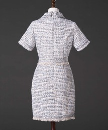 エミリアウィズ Tweed la frange one-piece