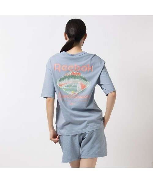 Reebok(リーボック)の「クラシック コート スポーツ Tシャツ / CL COURT SPORT TEE(Tシャツ/カットソー・メンズ・オフホワイト/ライトブルー・LARGE/MEDIUM/SMALL/XX-LARGE/X-LARGE)」の13枚目の写真