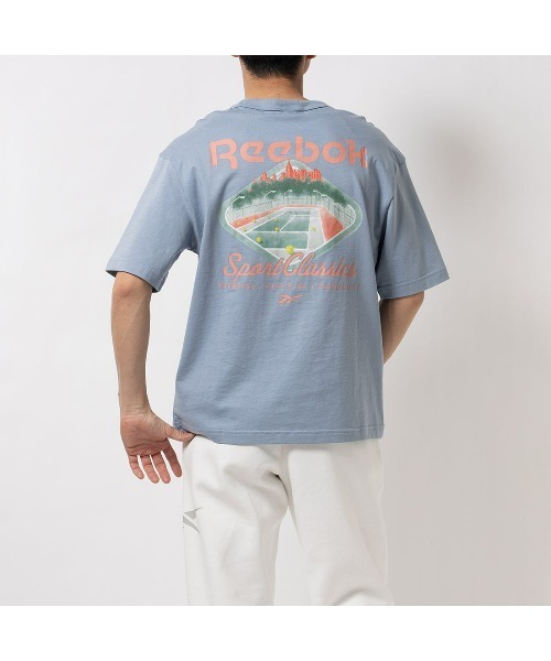 Reebok(リーボック)の「クラシック コート スポーツ Tシャツ / CL COURT SPORT TEE(Tシャツ/カットソー・メンズ・オフホワイト/ライトブルー・LARGE/MEDIUM/SMALL/XX-LARGE/X-LARGE)」の18枚目の写真