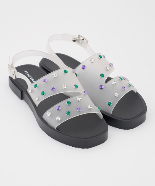 TEMPERATE（テンパレイト）の「TEMPERATE/テンパレイト/EMELDA（サンダル・レディース・ブラック/その他・40/36/38）」の2枚目の写真