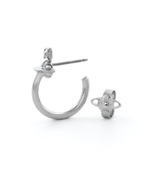 MAN VERA シングルフープピアス(シルバー)（メンズ