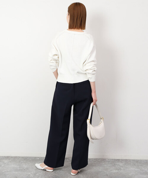 SLOBE IENA - スローブイエナ  コットンハイゲージ クルーネックプルオーバー SLOBE IENA（スローブイエナ）の「コットンナイロンクルーネック