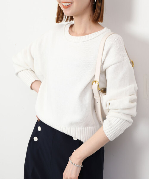 SLOBE IENA（スローブイエナ）の「コットンナイロンクルーネック