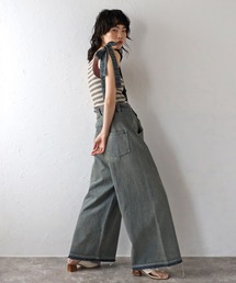 【マルチウェイ】デニムサロペットパンツ