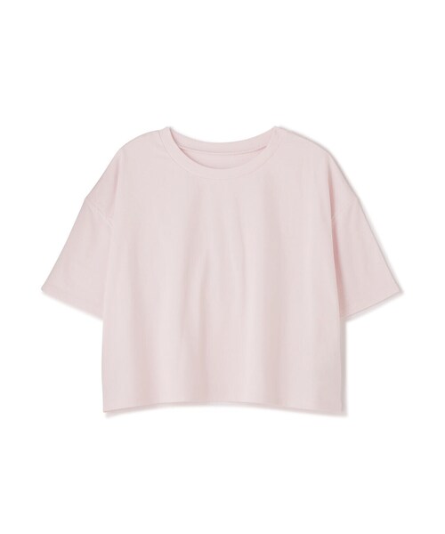 NATURAL BEAUTY BASIC(ナチュラルビューティーベーシック)の「◇【Oggi掲載】バックエンボスクロップドTシャツ(Tシャツ/カットソー・レディース・オフホワイト/チャコールグレー/ピンク・FREE)」の19枚目の写真