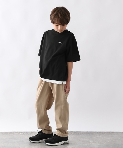 GLOBAL WORK（グローバルワーク）の「ヘビロッTEEレイヤード半袖/976048（Tシャツ/カットソー・キッズ・ホワイト/グリーン/ブルー/ブラック・160cm/170cm/130cm/150cm/120cm/140cm）」の10枚目の写真