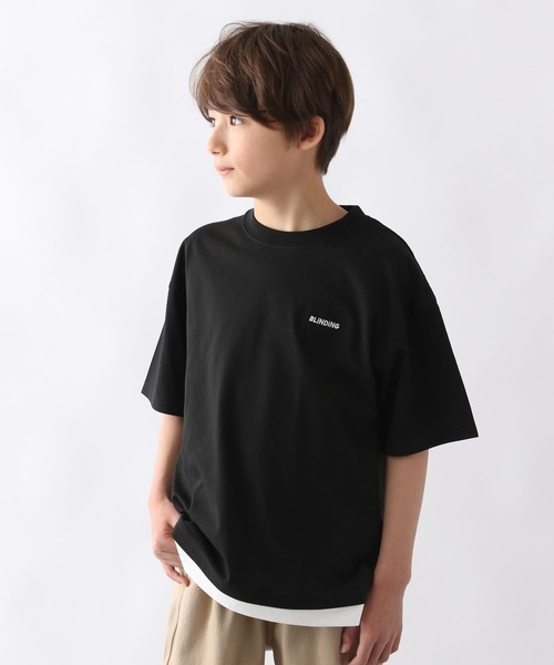 GLOBAL WORK（グローバルワーク）の「ヘビロッTEEレイヤード半袖/976048（Tシャツ/カットソー・キッズ・ホワイト/グリーン/ブルー/ブラック・160cm/170cm/130cm/150cm/120cm/140cm）」の12枚目の写真