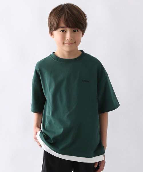 GLOBAL WORK（グローバルワーク）の「ヘビロッTEEレイヤード半袖/976048（Tシャツ/カットソー・キッズ・ホワイト/グリーン/ブルー/ブラック・160cm/170cm/130cm/150cm/120cm/140cm）」の15枚目の写真