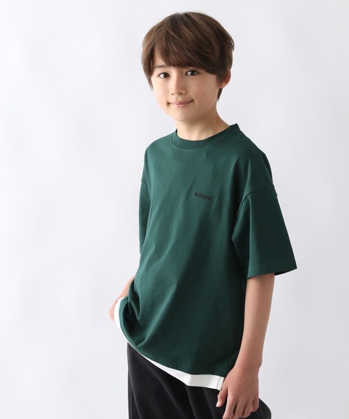 GLOBAL WORK（グローバルワーク）の「ヘビロッTEEレイヤード半袖/976048（Tシャツ/カットソー・キッズ・ホワイト/グリーン/ブルー/ブラック・160cm/170cm/130cm/150cm/120cm/140cm）」の16枚目の写真